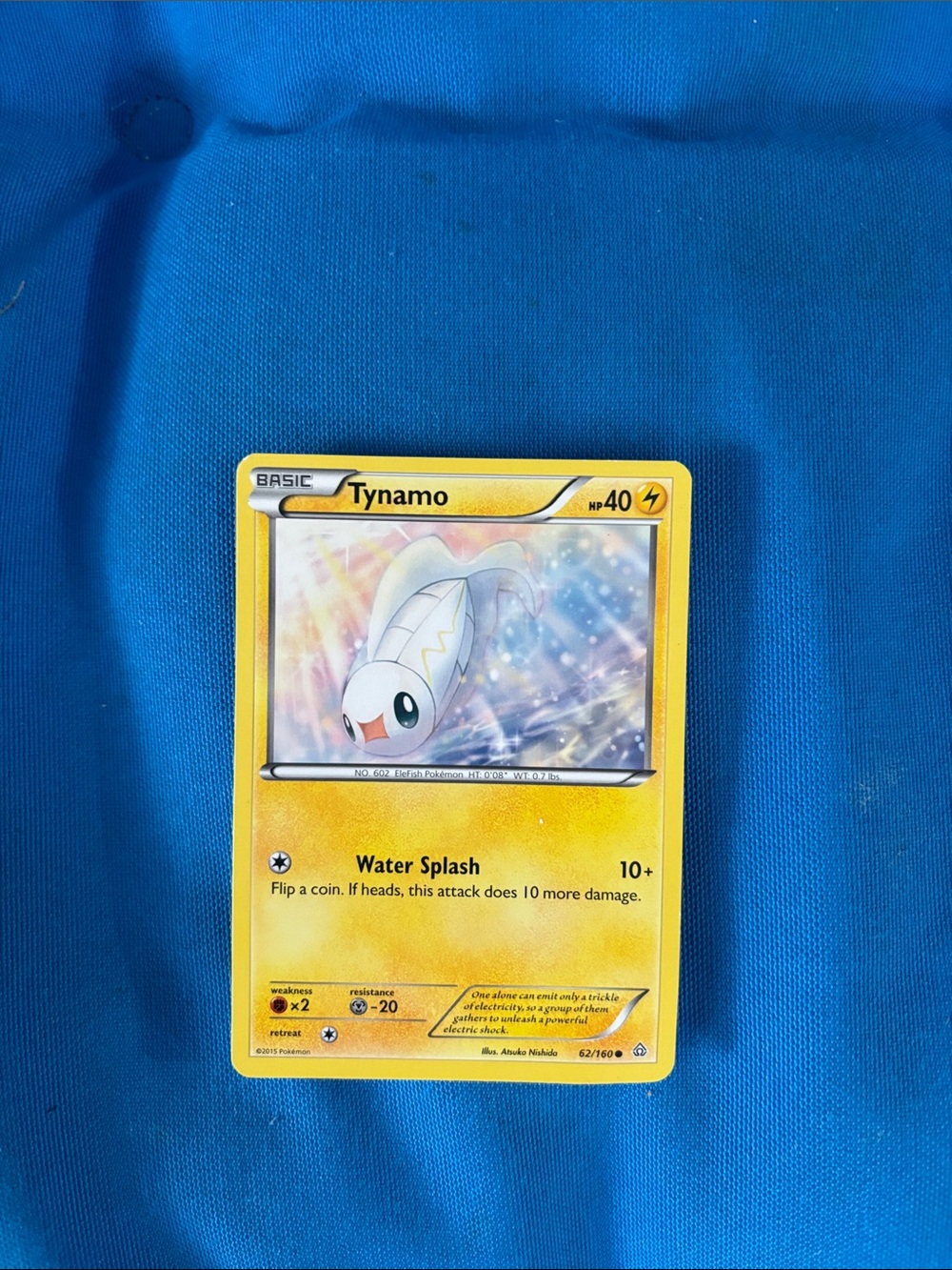 Pokémon Cards Tynamo HP 40 2015 NWOTS Electrical Type Pokemon